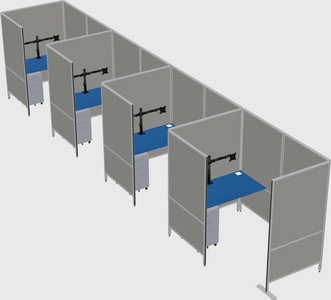 Small private panel system