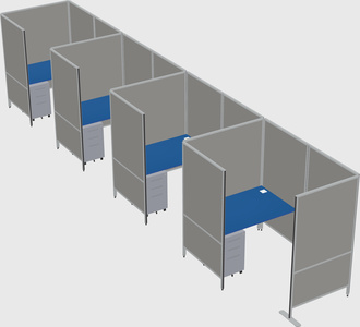 Small private panel system