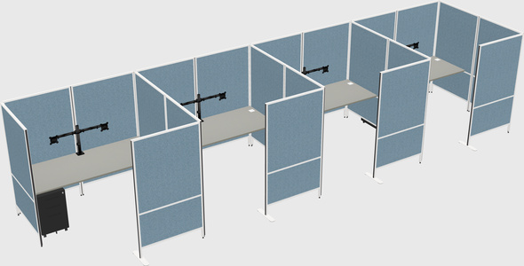 Flexible panel system with privacy