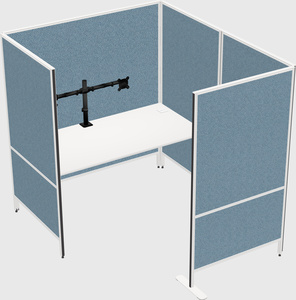 Flexible panel system with privacy