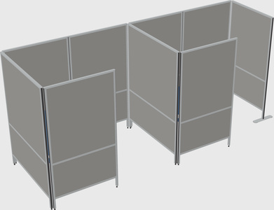 Small private panel system