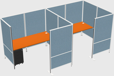 Flexible panel system with privacy