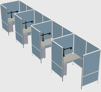 Small private panel system