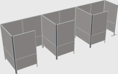 Small private panel system