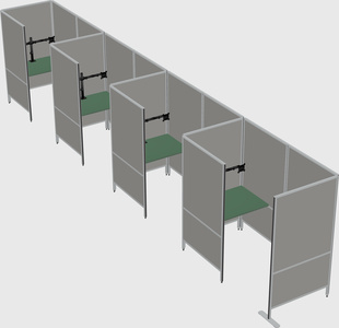 Small private panel system