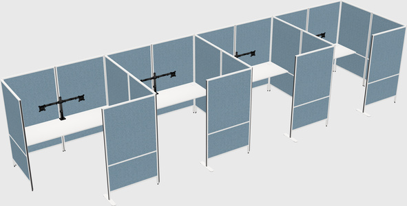 Flexible panel system with privacy