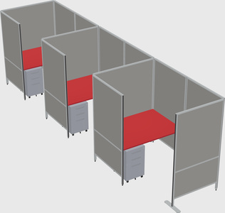 Small private panel system