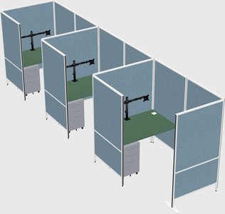 Small private panel system