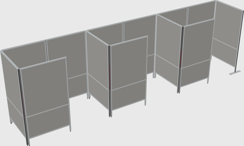 Small private panel system