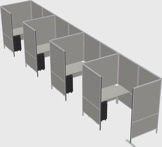 Small private panel system