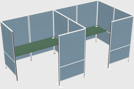 Flexible panel system with privacy