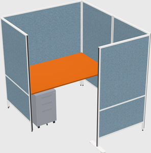 Flexible panel system with privacy