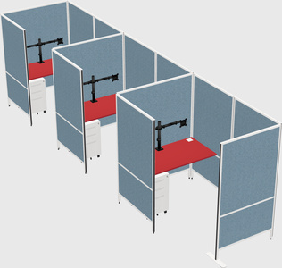 Small private panel system