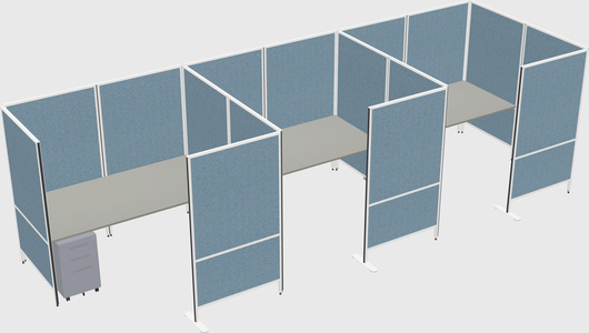Flexible panel system with privacy