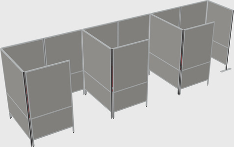 Small private panel system