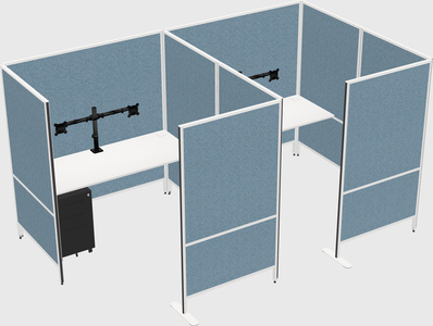 Flexible panel system with privacy