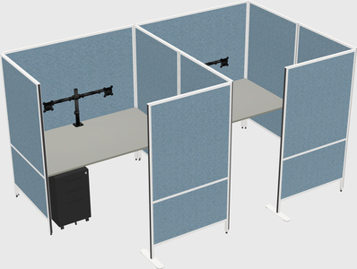 Flexible panel system with privacy