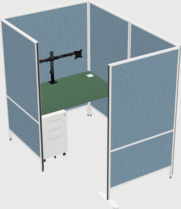 Small private panel system