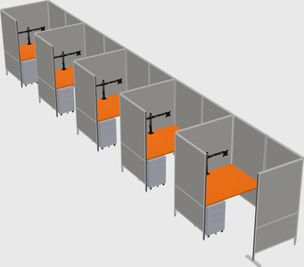 Small private panel system