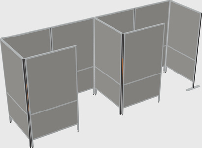 Small private panel system