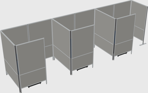 Small private panel system