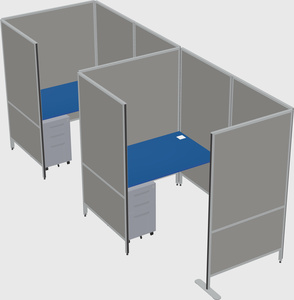 Small private panel system