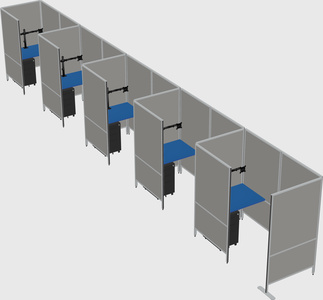 Small private panel system