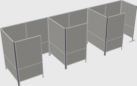 Small private panel system
