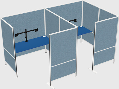 Flexible panel system with privacy
