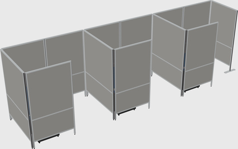 Small private panel system