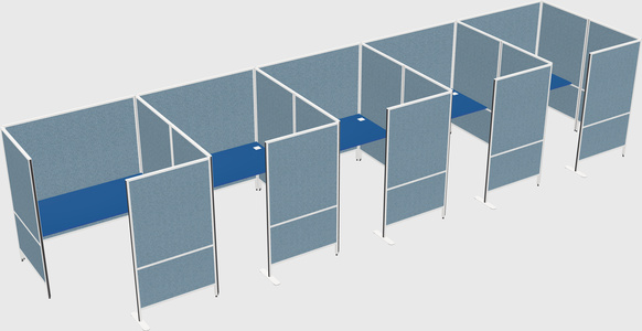 Flexible panel system with privacy