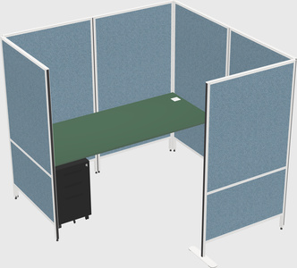 Flexible panel system with privacy