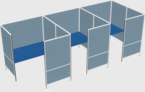 Flexible panel system with privacy