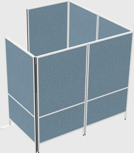 Flexible panel system with privacy