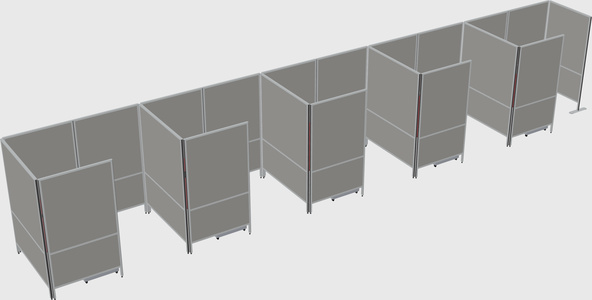 Small private panel system