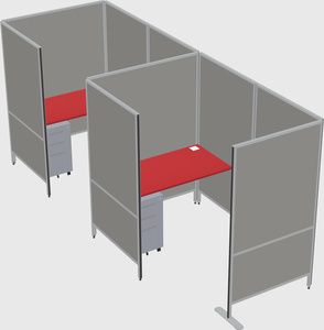 Small private panel system