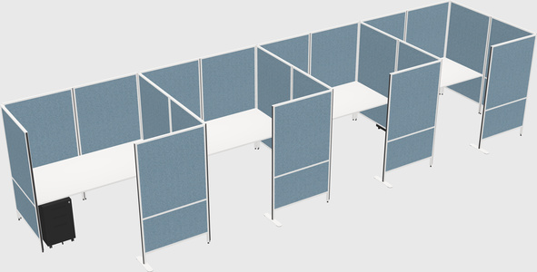 Flexible panel system with privacy