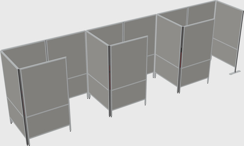 Small private panel system
