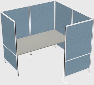 Flexible panel system with privacy