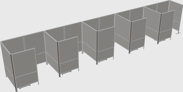 Small private panel system