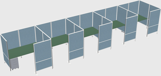 Flexible panel system with privacy