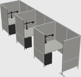 Small private panel system
