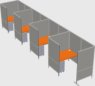 Small private panel system