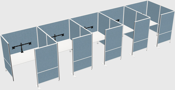 Flexible panel system with privacy