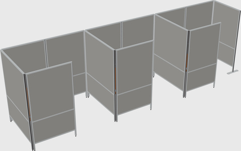 Small private panel system
