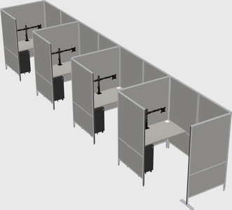 Small private panel system