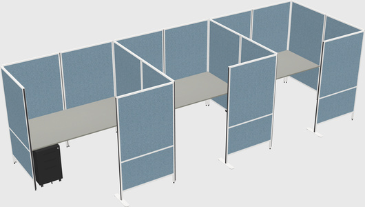Flexible panel system with privacy