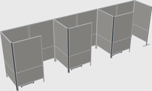 Small private panel system