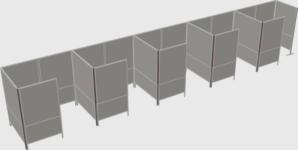 Small private panel system