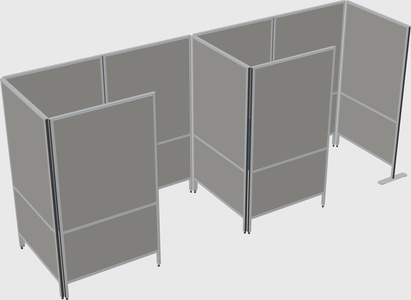 Small private panel system